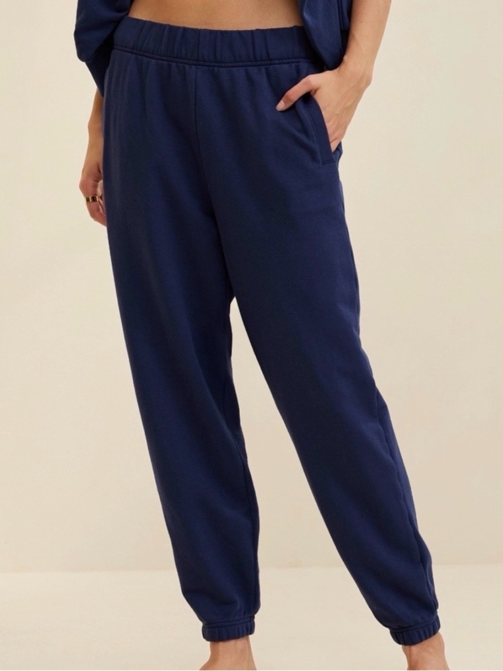 Aerie Jet Setter Joggers in Navy